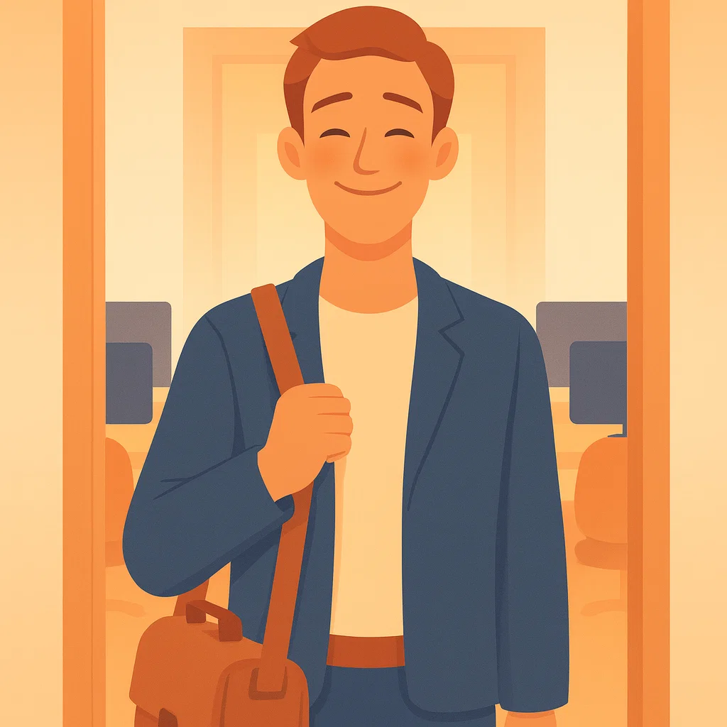 Presente de boas-vindas.